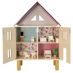 Janod Small World Play|Age 5 & 6^Dolls House (Furnished)