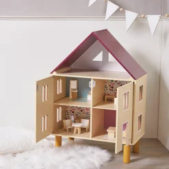 Janod Small World Play|Age 5 & 6^Dolls House (Furnished)