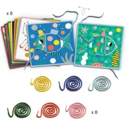 Djeco Hammer / Lace|Age 5 & 6^Dot-to-Dot Lacing