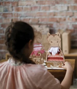 Sozo Stem Toys|Hammer / Lace^Dress-Up Doll Weaving Kit - Fox