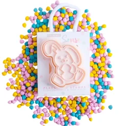 Play Sense Age 7 & 8|Age 5 & 6^Eco Playdough Stamp | Bunny