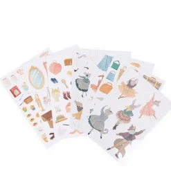 Moulin Roty Stickers / Transfers|Age 7 & 8^Ecole de Danse Colouring Book with Stickers