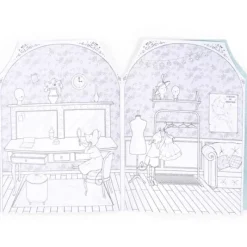 Moulin Roty Stickers / Transfers|Age 7 & 8^Ecole de Danse Colouring Book with Stickers