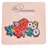 Moulin Roty Age 11 & 12|Age 1^Embroidered Iron-on Patch – Flowers