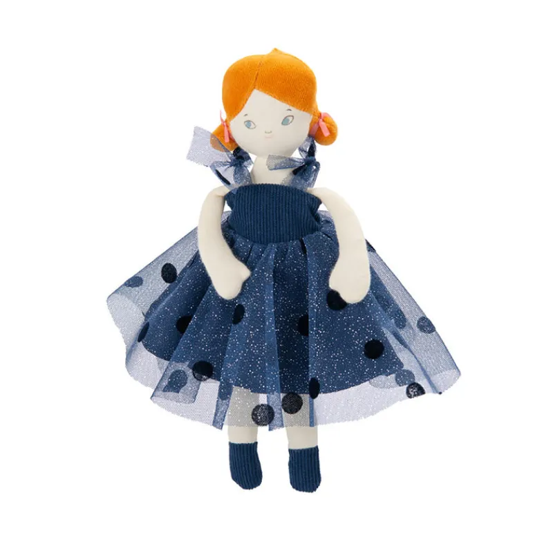 Moulin Roty Role Play|Dolls^Evening Dresses Suitcase + Doll