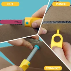 Makedo Stem Toys|Construction^EXPLORE | Cardboard Construction Kit