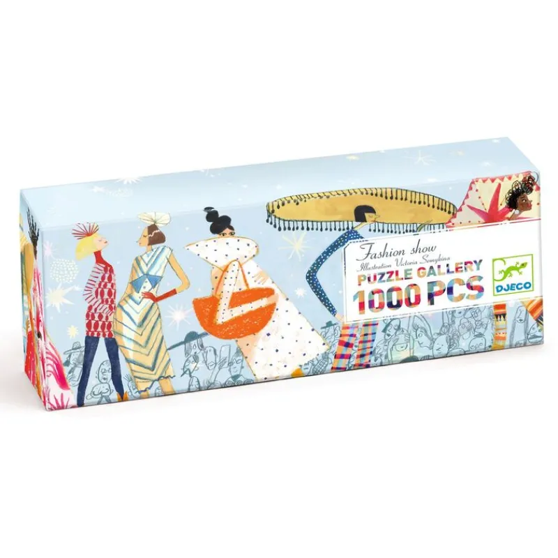 Djeco Jigsaws / Puzzles|Teenager^Fashion Show Gallery Puzzle + Poster (1000 Piece)
