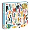Galison Jigsaws / Puzzles^Feathers 500-Piece Puzzle (with gold foil)