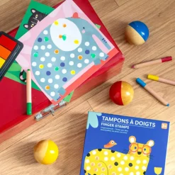 Moulin Roty Art / Craft|Age 5 & 6^Finger Stamps Craft