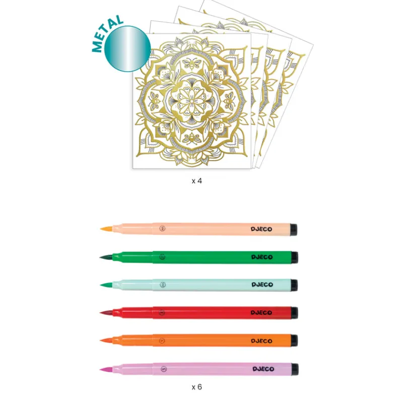 Djeco Art / Craft^Flora Artistic Colouring Activity