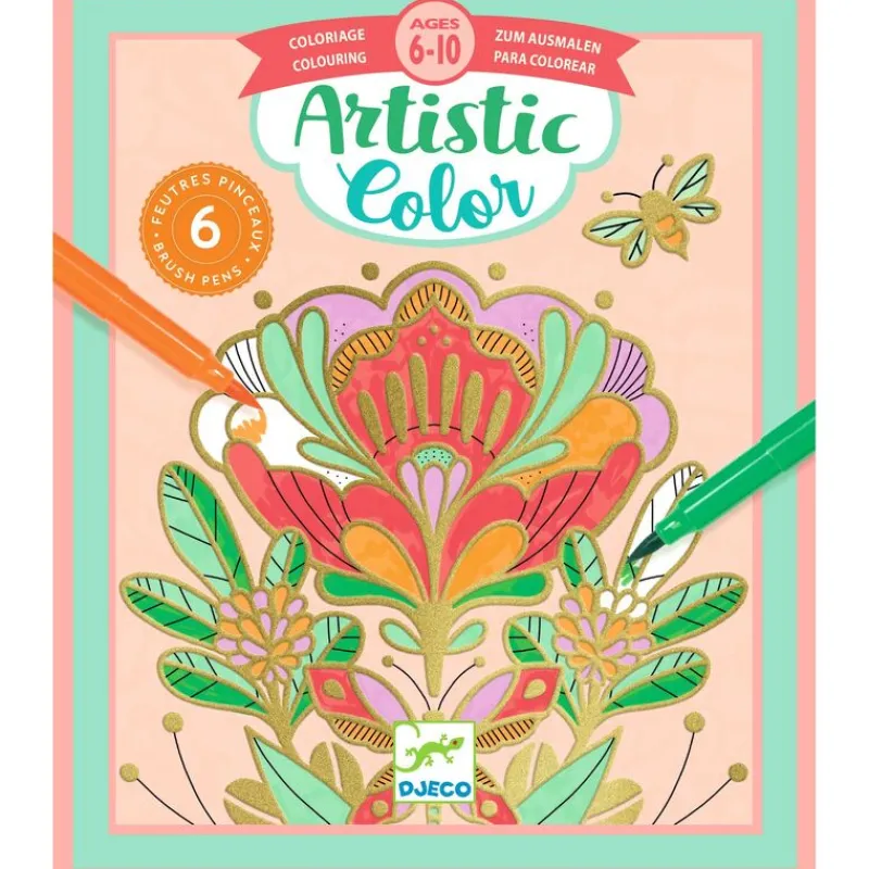Djeco Art / Craft^Flora Artistic Colouring Activity