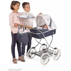 DeCuevas Prams Spain Role Play|Dolls^Folding Doll Pram - Navy