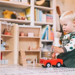 Bigjigs Toys Small World Play|Role Play^Folding Dollhouse | Car | Furniture