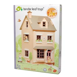 Tender Leaf Toys Small World Play|Age 5 & 6^Foxtail Villa Doll House (Furnished)
