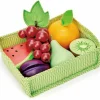 Tender Leaf Toys Play Food|Role Play^Fruit With Fabric Crate