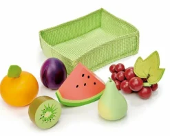 Tender Leaf Toys Play Food|Role Play^Fruit With Fabric Crate