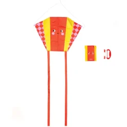 KIDOKI Age 7 & 8|Age 5 & 6^Funny Face Pocket Kite