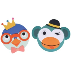 Petit Collage Games|Age 7 & 8^Funny Faces Match-up Game