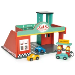 Mentari Wooden Vehicles|Vehicles / Cars / Trucks^Gas Station Garage