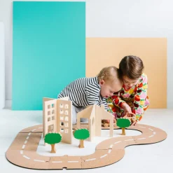 Freckled Frog Vehicles / Cars / Trucks|Cars / Trains / Planes^Getting About Town Playset