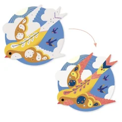Djeco Art / Craft|Age 9 & 10^Glitter and Gems Craft Kit