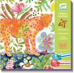 Djeco Art / Craft|Teenager^Glitter Boards Craft - Tropico