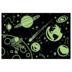 Mudpuppy Jigsaws / Puzzles|Age 7 & 8^Glow Puzzle - Space (100-Piece)