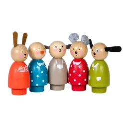Moulin Roty Small World Play|Age 5 & 6^Grande Famille Tree House Furnished + Family Pack