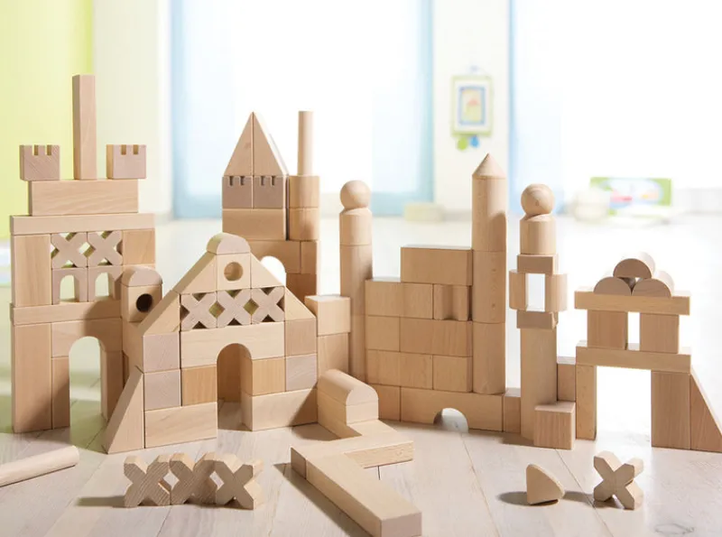 Haba Wooden Blocks|Stem Toys^Deluxe Building Blocks XL Set