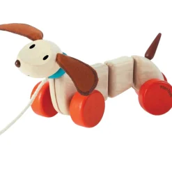Plan Toys Push / Pull^Happy Puppy Wheel Along
