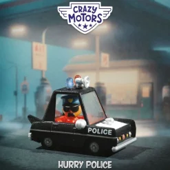 Djeco Vehicles / Cars / Trucks|Cars / Trains / Planes^Hurry Police | Crazy Motors