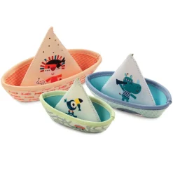 Lilliputiens Sensory Play|Bath Toys^Jungle Bath Boats