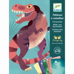 Djeco Art / Craft|Age 9 & 10^Jurassic Foil Pictures Craft Kit