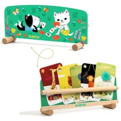 Djeco Age 7 & 8|Age 5 & 6^Kids Standing Playing Card Holder