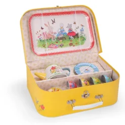 Moulin Roty Role Play|Kitchen / Play Food^La Grande Famille metal tea set