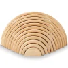 Kinderfeets Wooden Blocks|Early Learning^Large Arches Natural Wood