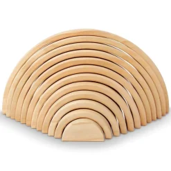 Kinderfeets Wooden Blocks|Early Learning^Large Arches Natural Wood