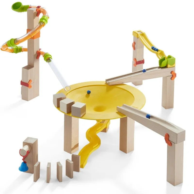 Haba Stem Toys|Ball & Marble Runs^Large Ball Track Funnel Set -