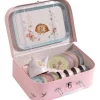 Moulin Roty Role Play|Kitchen / Play Food^Les Rosalies Metal Tea Set in Case