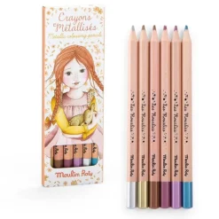 Moulin Roty Stationery|Art / Craft^Les Rosalies Metallic Pencils