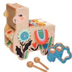 Manhattan Toy Early Learning|Musical / Auditory^Lili Musical Llama - Wooden Music Station