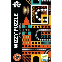 Djeco Jigsaws / Puzzles|Age 9 & 10^Lively City (Magic Moving Puzzle)