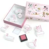 Djeco Art / Craft|Age 9 & 10^Lucille Message Stamp Set
