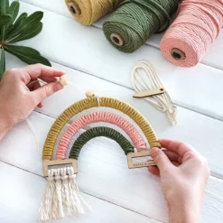 Poppy u0026 Daisy Early Learning|Art / Craft^Macrame Rainbow Kit