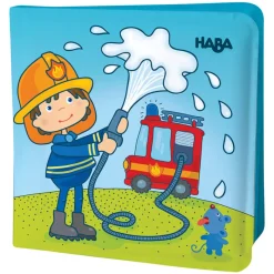 Haba Bath Toys|Age 2^Magic Bath Book - Fire Brigade