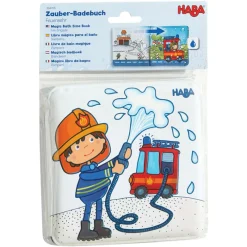 Haba Bath Toys|Age 2^Magic Bath Book - Fire Brigade