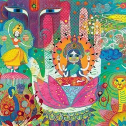 Djeco Jigsaws / Puzzles|Teenager^Magic India Puzzle Gallery + Poster 1000-pc