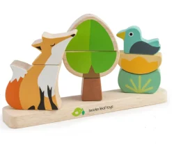 Tender Leaf Toys Wooden Puzzles|Early Learning^Magnetic Foxy Stacker Puzzle