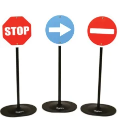 Baghera Vehicles / Cars / Trucks|Cars / Trains / Planes^Metal Traffic Signs (Set of 3)