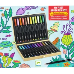 Djeco Art / Craft|Age 7 & 8^My First Brush Pen Box